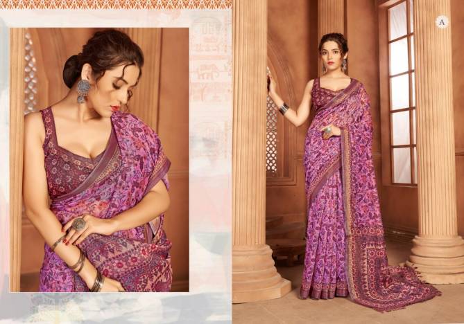Ynf Divyana Cotton Digital Printed Exclusive Wear Cotton Designer Saree Collection